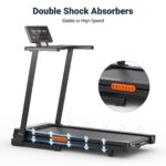 Caminadora plegable THERUN TB1543B motor sin escobillas 3.0 HP inclinación automática 0% a 12% para casa