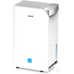 Deshumidificador AEOCKY LEO-Lite Energy Star 6.0 74 Pintas 4500 Pies Cuadrados con Compresor Inteligente, Humidistato y