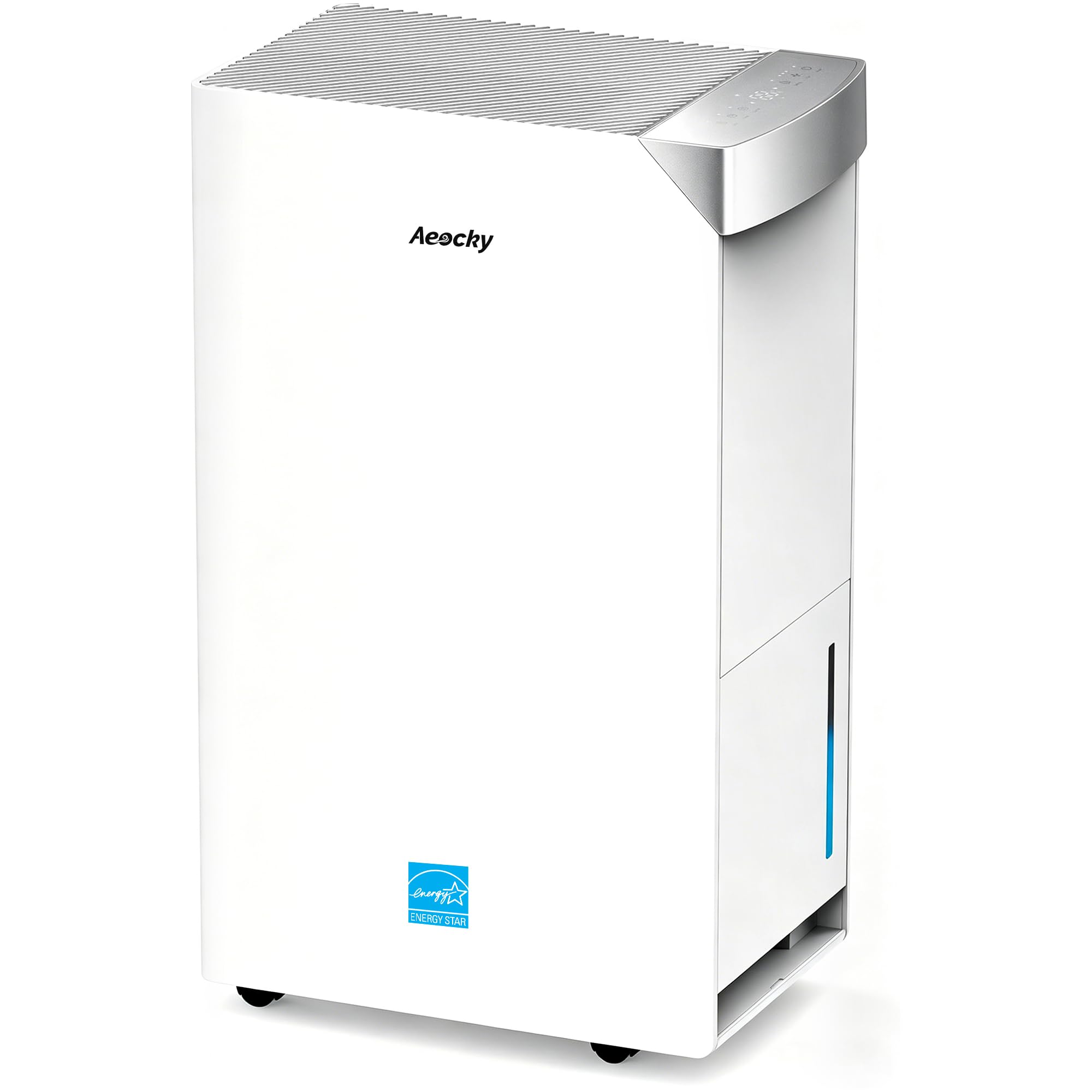 Version 1.0.0 Deshumidificador AEOCKY LEO-Lite Energy Star 6.0 74 Pintas 4500 Pies Cuadrados con Compresor Inteligente, Humidistato y