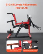 VEVOR Leg Press Machine, 700/550/440 LBS Capacity Lower Body Special Leg Machines, Adjustable Leg Strength Workout for H
