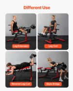 VEVOR Leg Press Machine, 700/550/440 LBS Capacity Lower Body Special Leg Machines, Adjustable Leg Strength Workout for H