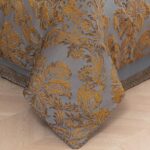 Juego de edredón jacquard estilo europeo Loom and Mill TOPLUXE LM-Brussels-Queen 9 piezas Queen ropa de cama en bolsa co