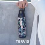 Botella de agua Termo Tervis 1472420 Disney Minnie Mouse Silueta Grabada Acero Inoxidable Doble Pared 36oz