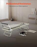 VEVOR Pilates Reformer Foldable, Suitable for Intermediate and Beginners Users, Pilates Equipment for Home Gym Studio Us