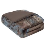 Juego de edredón paisley jacquard vintage 9 piezas TOPLUXE LM-Mehrangarh-King King con fundas europeas ropa de cama para