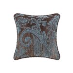 Juego de edredón paisley jacquard vintage 9 piezas TOPLUXE LM-Mehrangarh-King King con fundas europeas ropa de cama para
