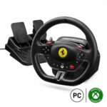Volante de Carreras con Pedales Thrustmaster T98 Ferrari 296 GTS 4460297 inalámbrico Xbox Series X S PC licencia oficial