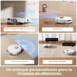 Robot aspirador y trapeador Dreame L40s Ultra AE RLL77SE 19000 Pa vaciado automático trapeador autolimpiante 167°F selec