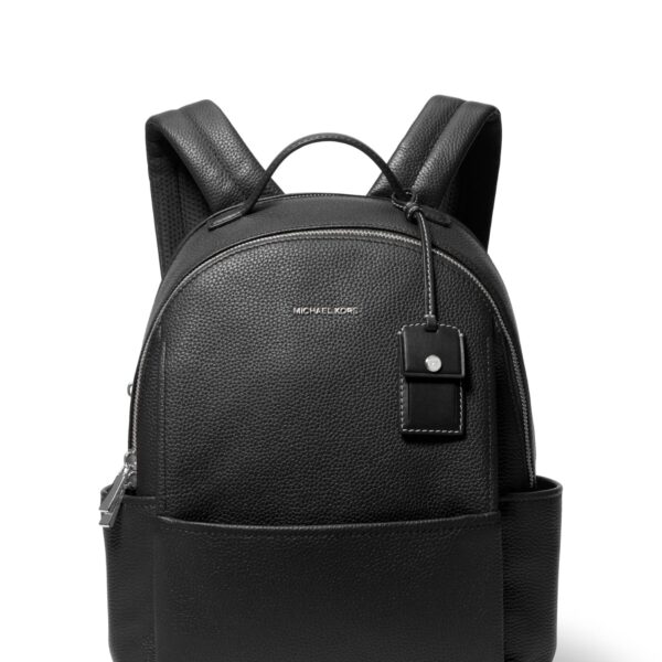 Mochila Michael Kors 30T5S3XB2L-001 mediana Sable para mujer color negro bolsa de piel casual urbana