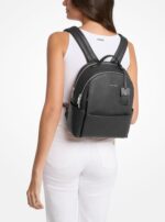 Mochila Michael Kors 30T5S3XB2L-001 mediana Sable para mujer color negro bolsa de piel casual urbana