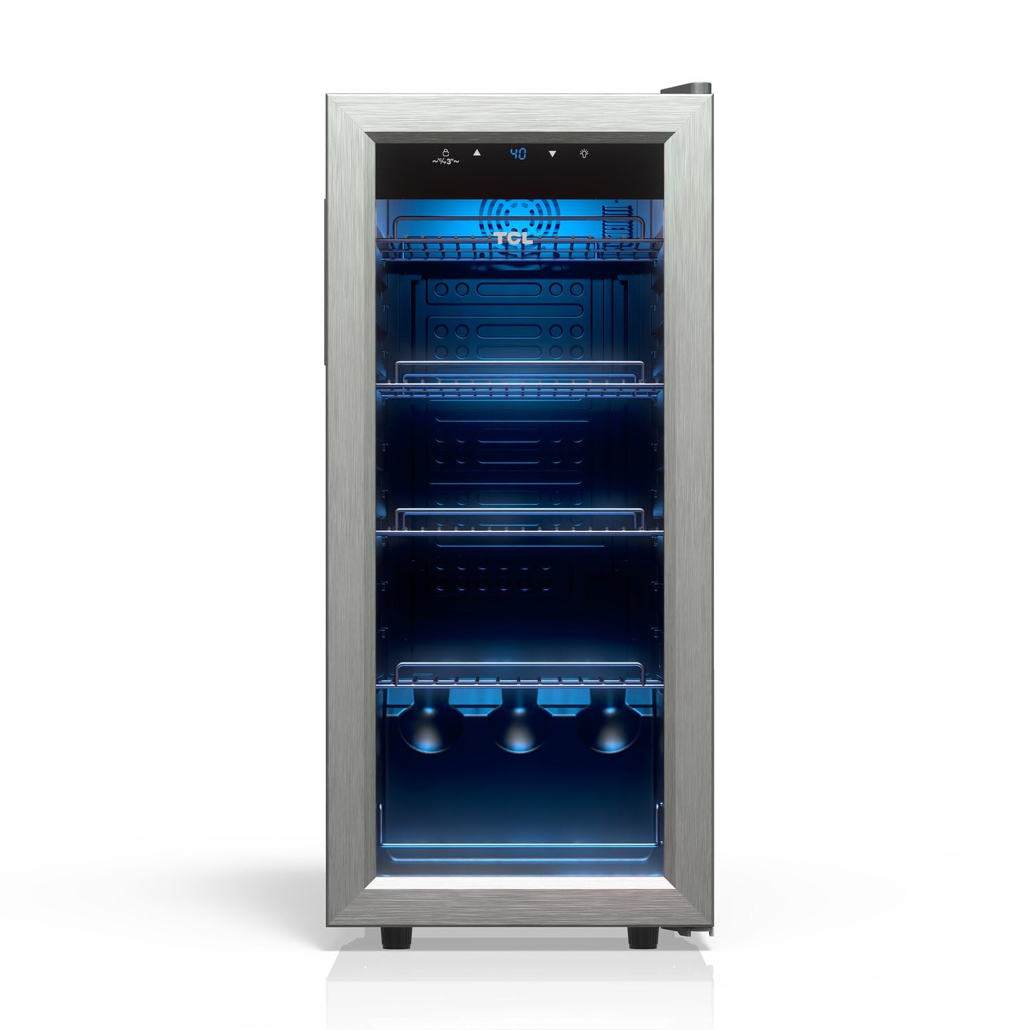Version 1.0.0 Enfriador de Bebidas Frigobar Minibar Refrigerador Compacto TCLAPL TRV050FAS
