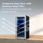 Enfriador de Bebidas Frigobar Minibar Refrigerador Compacto TCLAPL TRV050FAS