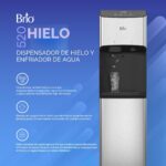 Dispensador de agua con fábrica de hielo Brio CLBL520SCIC de carga inferior autolimpiante UV con pantalla táctil para ga