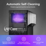 Dispensador de agua con fábrica de hielo Brio CLBL520SCIC de carga inferior autolimpiante UV con pantalla táctil para ga