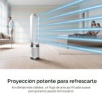 Purificador de aire con ventilador torre Dyson Pure Cool TP11 filtro HEPA oscilacion 350 grados 10 velocidades sin aspas