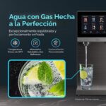 Dispensador de Agua con Gas y Purificador Brio Q60 CLCTPOU60UVRO1 de Mesa Sin Plomería con Tanque Recargable Ósmosis Inv