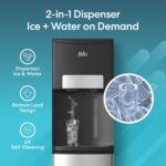 Dispensador enfriador de agua con máquina de hielo Brio CLBL420SCIC ICE 420 carga inferior para garrafón de 20 litros 5