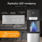 Dispensador enfriador de agua con máquina de hielo Brio CLBL420SCIC ICE 420 carga inferior para garrafón de 20 litros 5