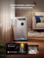 Aire acondicionado portátil DREO DR-HAC005S 12000 BTU ASHRAE 8000 BTU DOE 3 en 1 enfriador ventilador deshumidificador W