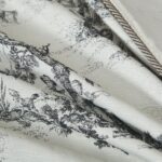 Juego de edredón Cosmopolitan Toile King Austin Horn Classics Pacific Coast Home Furnishings COS-3PC-KCOMF-CB carbón 108