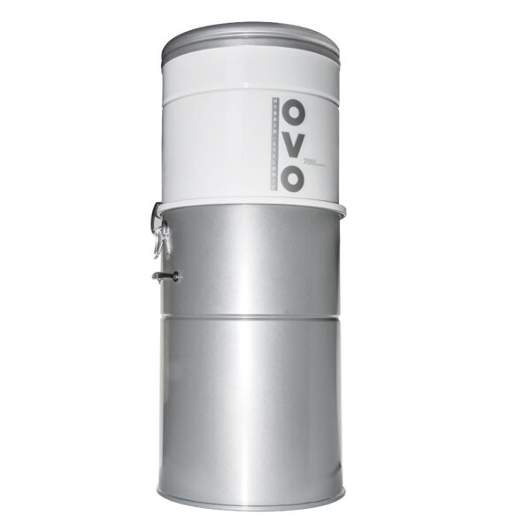 Aspiradora Central OVO OVO-750ST-35H 750 Airwatts Motor Ametek 2 Etapas 35 Litros Filtración Híbrida Sistema Silencio
