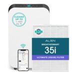 Purificador de aire Alen BreatheSmart 35i filtro HEPA grado médico con neutralizador de olores cobertura 500 a 1000 pies