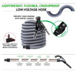 Aspiradora Central OVO PAK70DP.+35 700 Airwatts 35L Filtracion Hibrida kit Deluxe Plus 35 pies