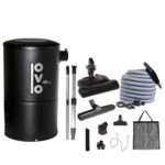 Aspiradora Central OVO PAK55CD 550 AW 18 litros bolsas desechables kit accesorios 30 pies 4 entradas