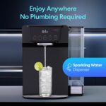 Dispensador Enfriador Purificador de Agua de Mesa Brio CLCTPOU630UV2SB con Filtro de 2 Etapas Esterilizador UV Agua con