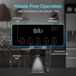 Dispensador Enfriador Purificador de Agua de Mesa Brio CLCTPOU630UV2SB con Filtro de 2 Etapas Esterilizador UV Agua con