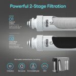 Dispensador Enfriador Purificador de Agua de Mesa Brio CLCTPOU630UV2SB con Filtro de 2 Etapas Esterilizador UV Agua con