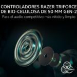 Audífonos Gamer Razer BlackShark V3 Pro RZ04-05400300-R3U1 Inalámbricos ANC para Xbox con Drivers TriForce Bio-Celulosa