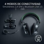 Audífonos Gamer Razer BlackShark V3 Pro RZ04-05400300-R3U1 Inalámbricos ANC para Xbox con Drivers TriForce Bio-Celulosa