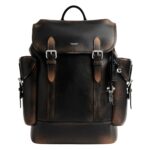 COACH Mochila de enganche en cuero querido