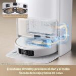 Robot Aspirador y Trapeador MOVA V50 Ultra, Succión 24,000 Pa, DuoSolution Agua Tibia, Navegación FlexiRise LDS, Autolim
