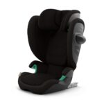 Cybex Solution G2 - Asiento elevador plegable con respaldo alto, ligero, apto para viajes, instalación de pestillo rígid