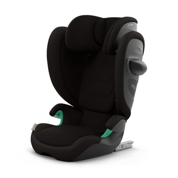 Cybex Solution G2 - Asiento elevador plegable con respaldo alto, ligero, apto para viajes, instalación de pestillo rígid