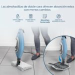 Mopa de vapor desmontable 5 en 1 SharkNinja Lift-Away S3972BRN pisos duros sellados cocinas baños tapicería autos lechad