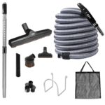 Aspiradora Central OVO PAK70D.-40 700 Airwatts 35 Litros Filtración Híbrida Kit Manguera 40 Pies Accesorios Incluidos