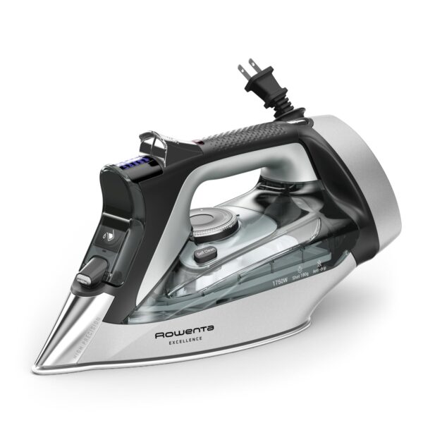 Plancha de Vapor Rowenta Focus Excellence DW5432U1 1750 W Cable Retráctil Pantalla LED Suela Microsteam HD 400 Orificios