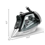 Plancha de Vapor Rowenta Focus Excellence DW5432U1 1750 W Cable Retráctil Pantalla LED Suela Microsteam HD 400 Orificios