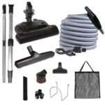 Aspiradora central compacto OVO PAK63-.18CD 630 vatios 18L 4.75 galones kit accesorios alfombras 30 pies condominio bols