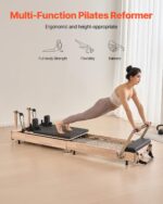 VEVOR Pilates Reformer, Reformer Pilates Machine with Cadillac Trapeze Table or Tower & Mat, Pilates Equipment for Home