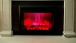 Chimenea Eléctrica de 32 Pulgadas con Control Remoto Canary Products T000009738LG | Efecto de Llama LED e Inserto con Co