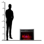 Chimenea Eléctrica de 32 Pulgadas con Control Remoto Canary Products T000009738LG | Efecto de Llama LED e Inserto con Co