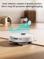Robot aspirador y trapeador Lefant M3 12000 Pa lavado automático de trapeador auto vaciado