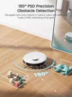 Robot aspirador y trapeador Lefant M3 12000 Pa lavado automático de trapeador auto vaciado
