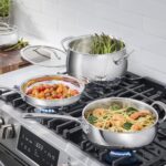 Batería de cocina Cuisinart PCT-12 acero inoxidable triple capa PureClad 12 piezas