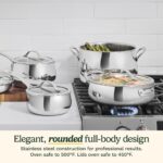 Batería de cocina Cuisinart PCT-12 acero inoxidable triple capa PureClad 12 piezas