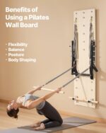 VEVOR Pilates Reformer Foldable, Suitable for Intermediate and Beginners Users, Pilates Equipment for Home Gym Studio Us